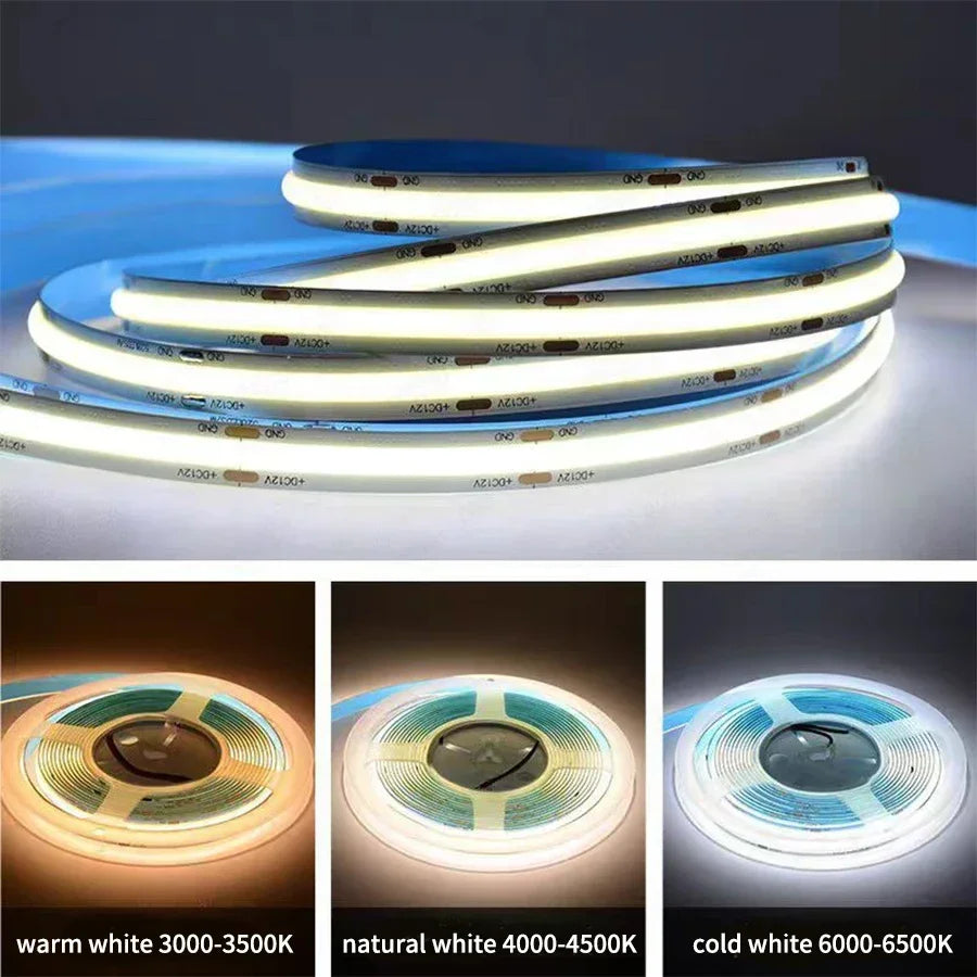 COB LED Strip Light – Flexible Linear Lighting