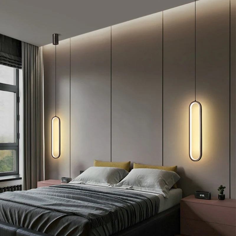 Modern LED Pendant Light - Minimalist Ring Chandelier - IL29
