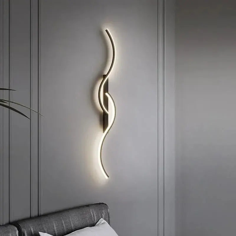 TriColour Modern LED Wall Light - Minimalist Lines Design - IL19