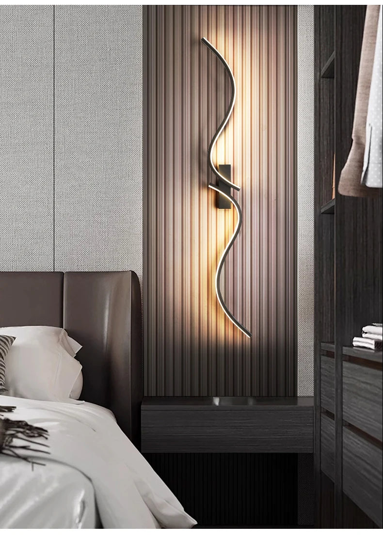 Modern LED Wall Lamp - Minimalist Long Strip Design - IL22