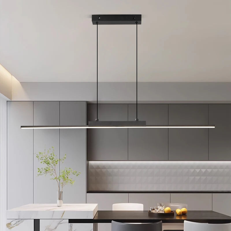 TriColour Modern Black Gold Chandelier - Luxury Pendant Light - IL21