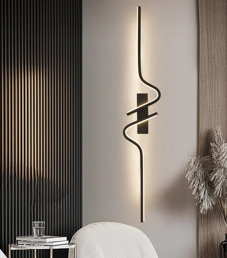 TriColour Linear LED Strip Wall Light - Modern Minimalist Design - IL18