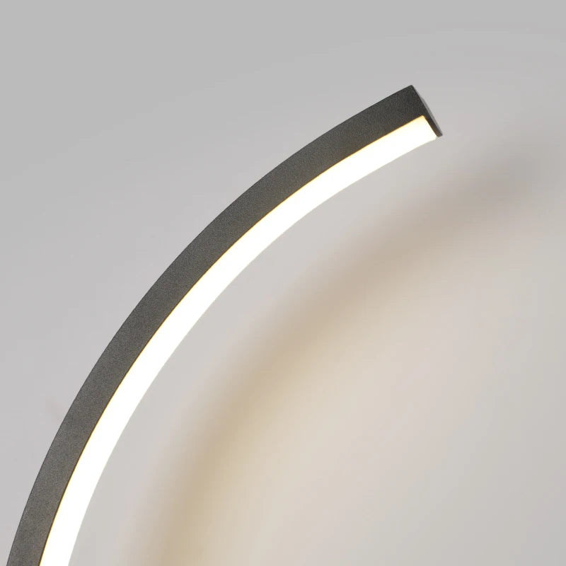 TriColour Modern C-Shape LED Wall Lamp - Minimalist Sconce Design - IL23