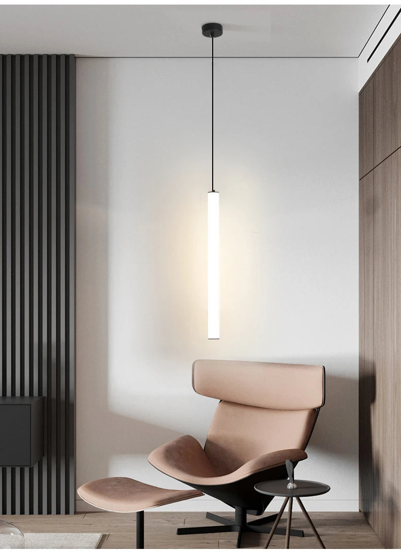 Modern LED Pendant Light - Minimalist 360° Luminous Chandelier - IL28