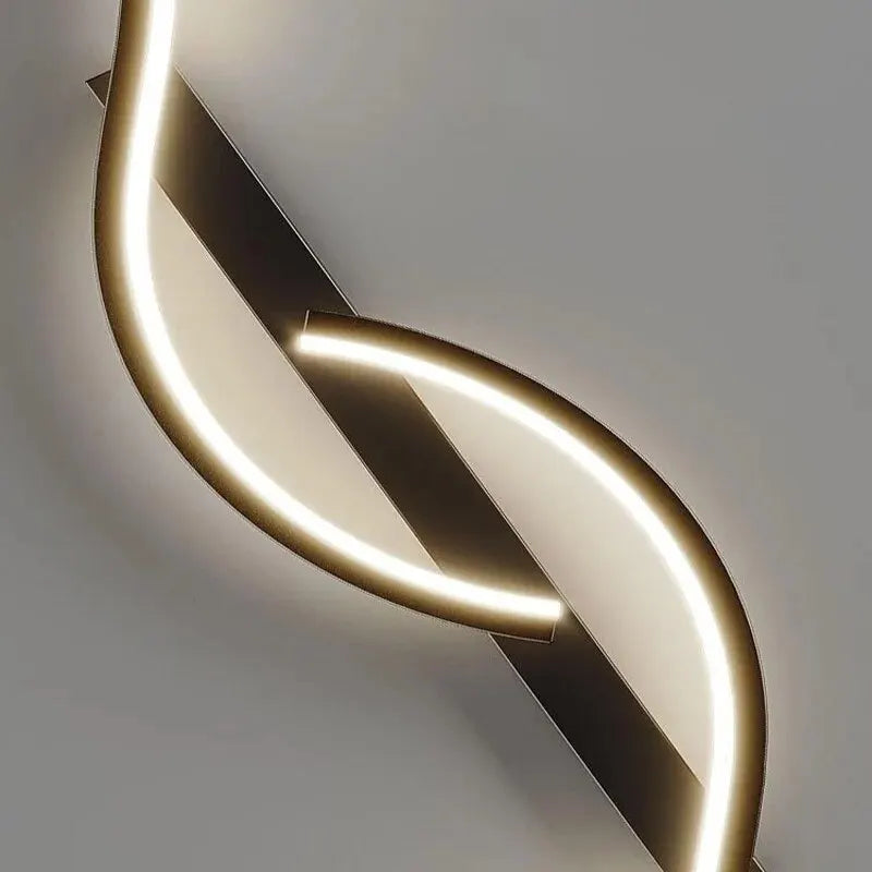 TriColour Modern LED Wall Light - Minimalist Lines Design - IL19