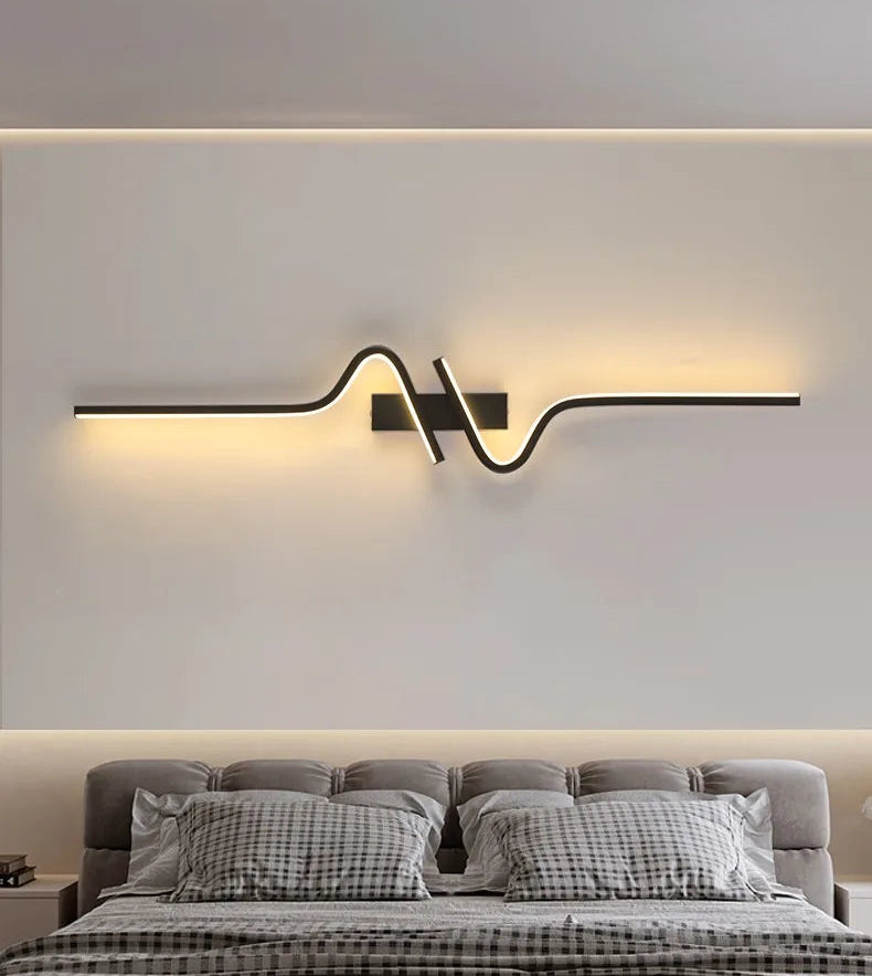 TriColour Linear LED Strip Wall Light - Modern Minimalist Design - IL18