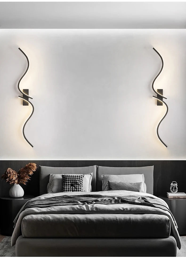 Modern LED Wall Lamp - Minimalist Long Strip Design - IL22