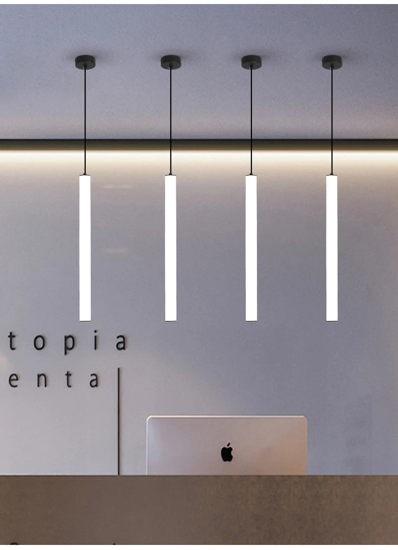 Modern LED Pendant Light - Minimalist 360° Luminous Chandelier - IL28