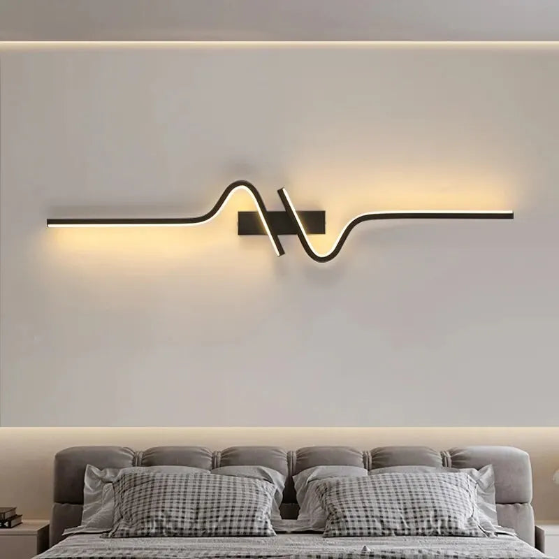 TriColour Linear LED Strip Wall Light - Modern Minimalist Design - IL18