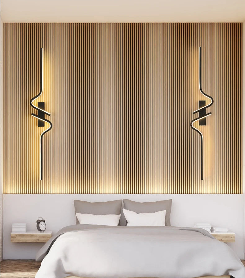 TriColour Linear LED Strip Wall Light - Modern Minimalist Design - IL18