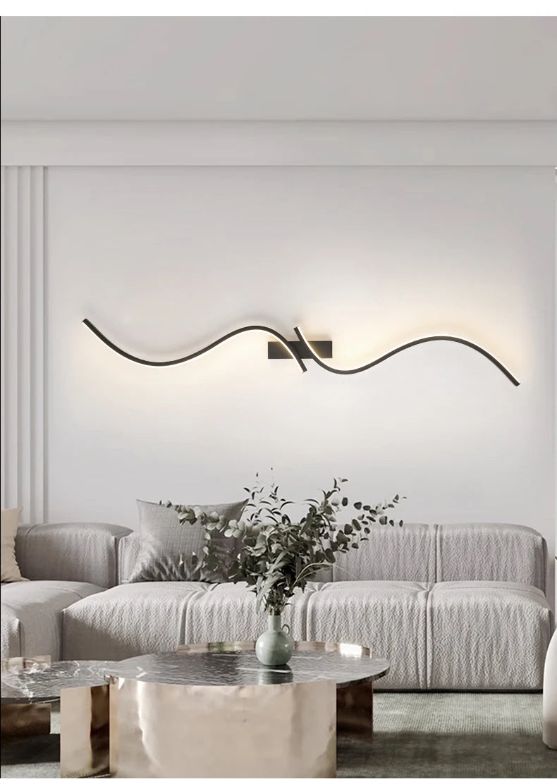 Modern LED Wall Lamp - Minimalist Long Strip Design - IL22