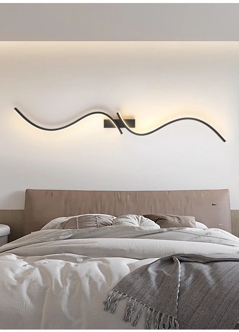 Modern LED Wall Lamp - Minimalist Long Strip Design - IL22