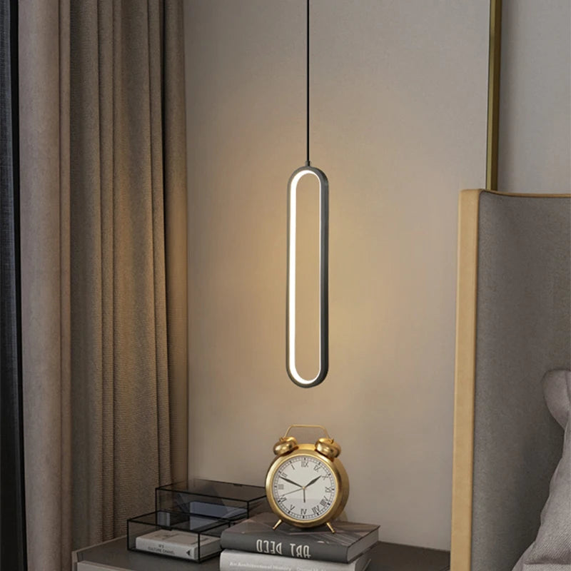 Modern LED Pendant Light - Minimalist Ring Chandelier - IL29