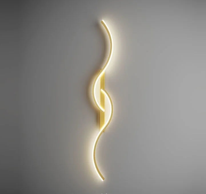 TriColour Modern LED Wall Light - Minimalist Lines Design - IL19