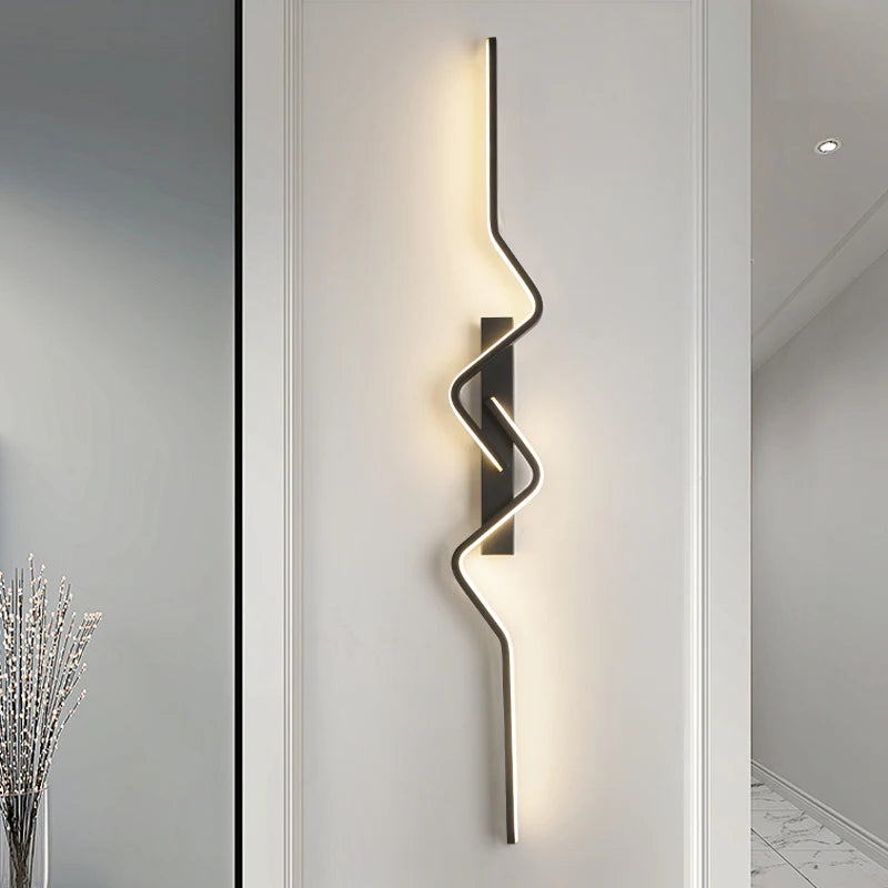 TriColour Modern Nordic LED Wall Light - Long Decorative Design - IL24