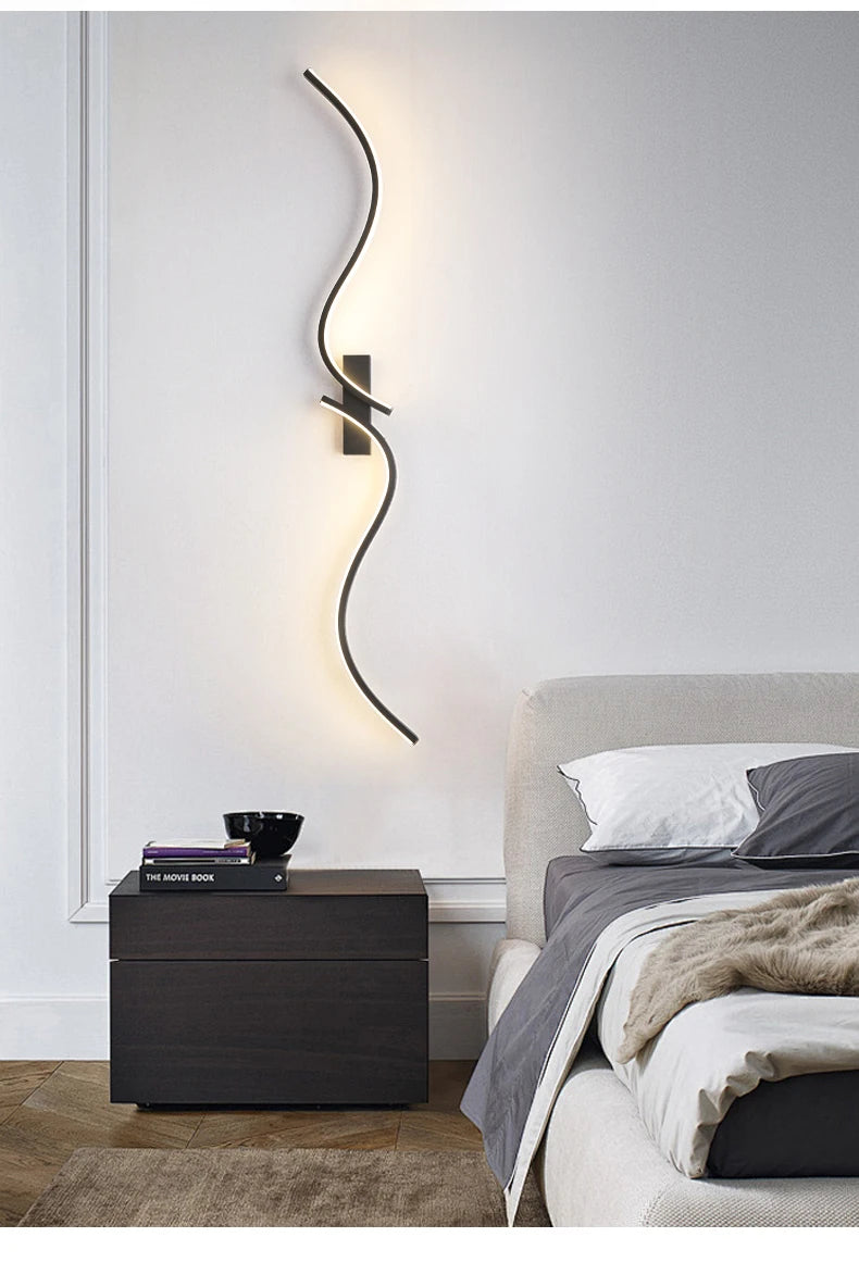 Modern LED Wall Lamp - Minimalist Long Strip Design - IL22