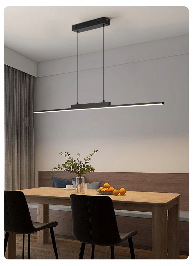 TriColour Modern Black Gold Chandelier - Luxury Pendant Light - IL21