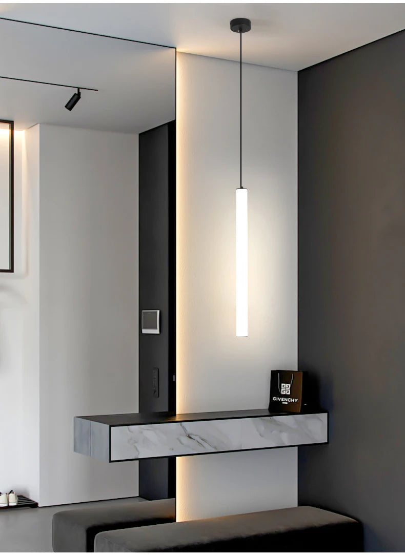 Modern LED Pendant Light - Minimalist 360° Luminous Chandelier - IL28