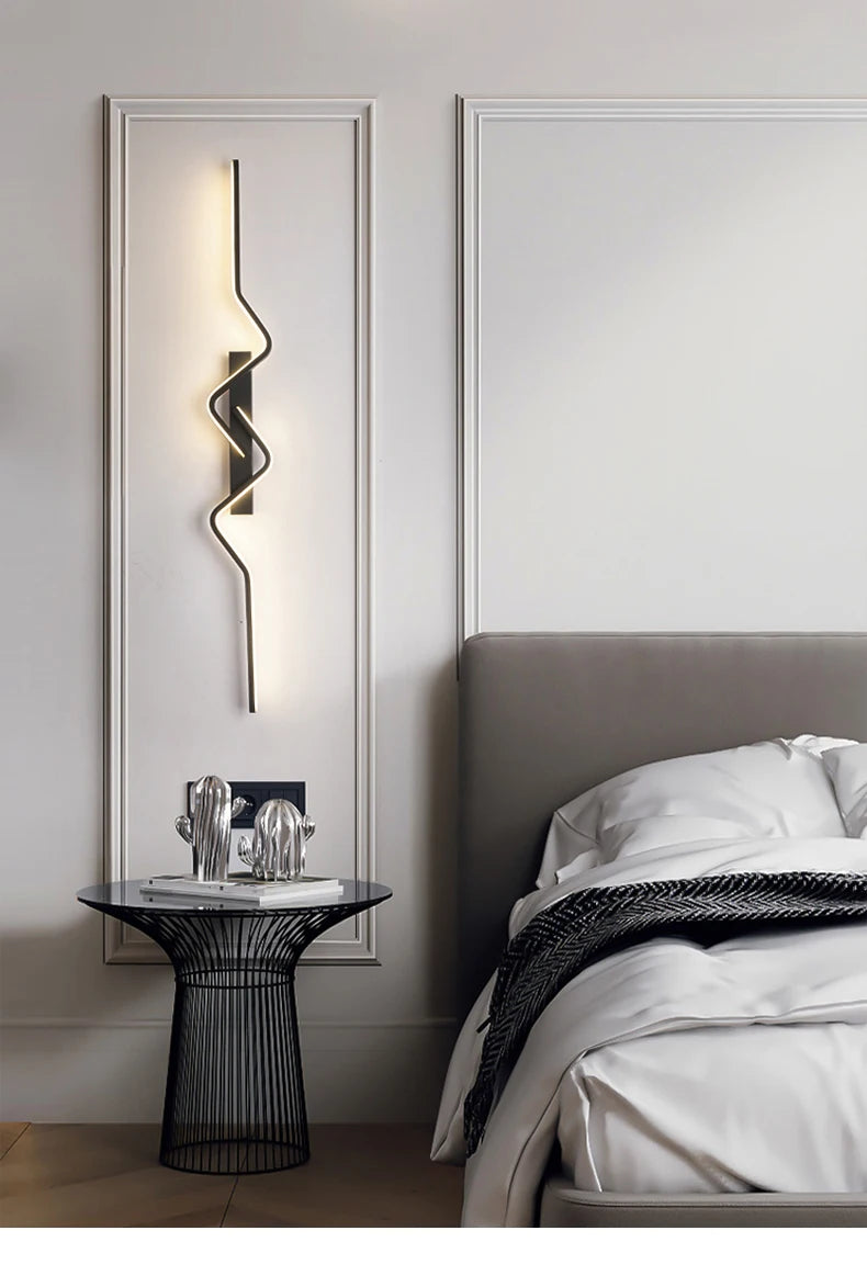 TriColour Modern Nordic LED Wall Light - Long Decorative Design - IL24