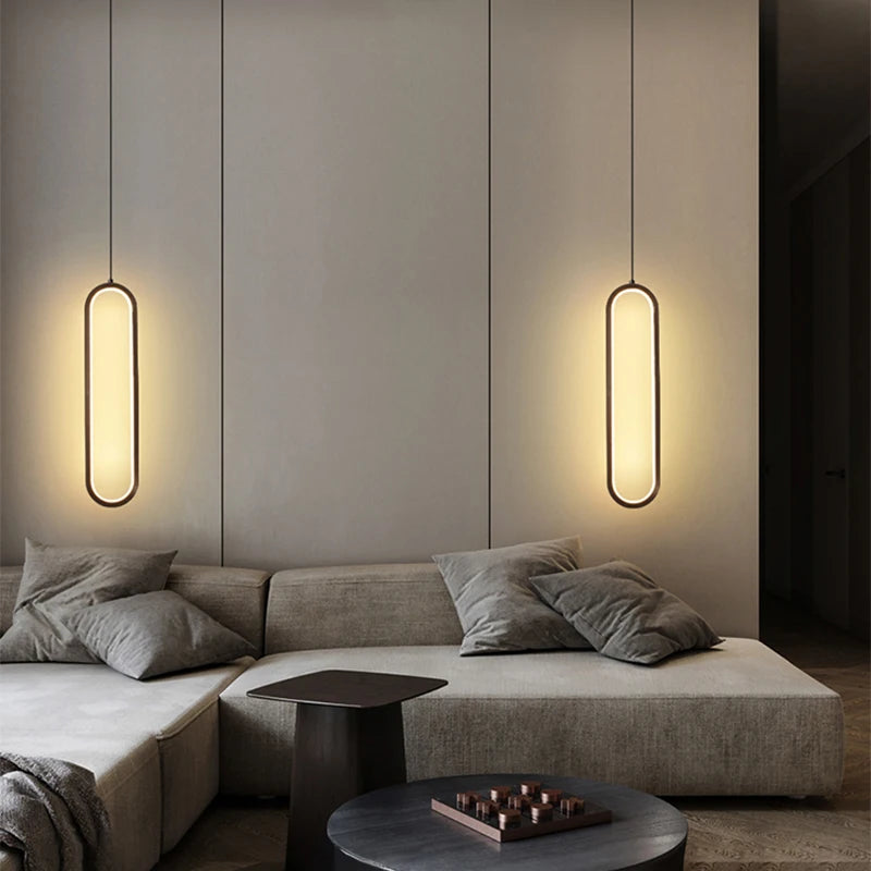Modern LED Pendant Light - Minimalist Ring Chandelier - IL29