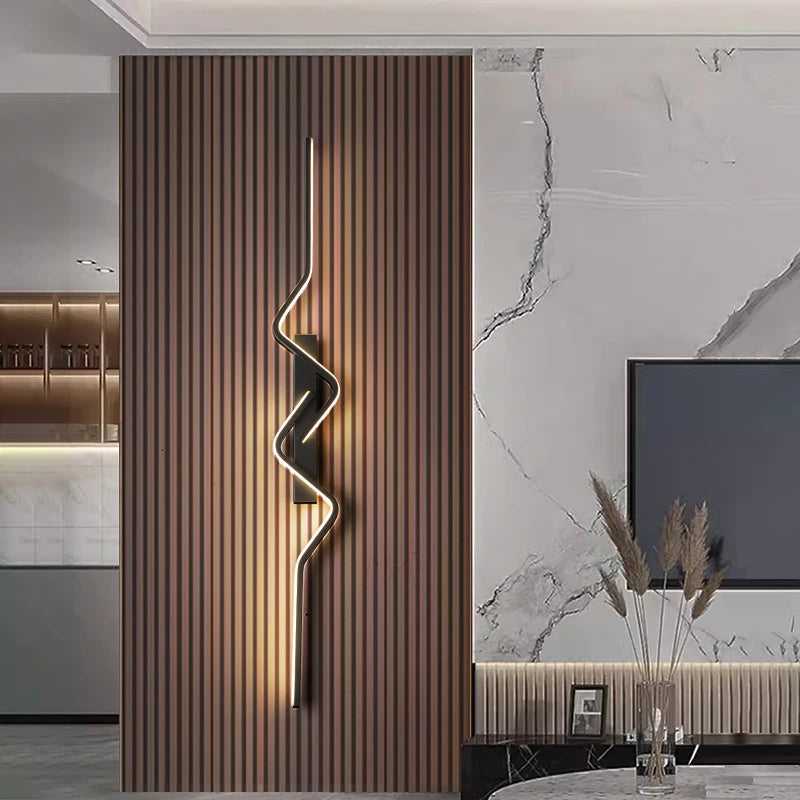 TriColour Modern Nordic LED Wall Light - Long Decorative Design - IL24